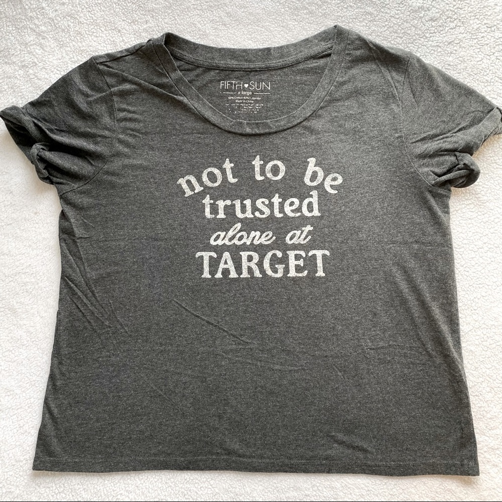 Gray Target Tee / T-Shirt